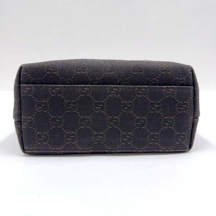 Gucci Mini Tote GG Canvas Leather Brown