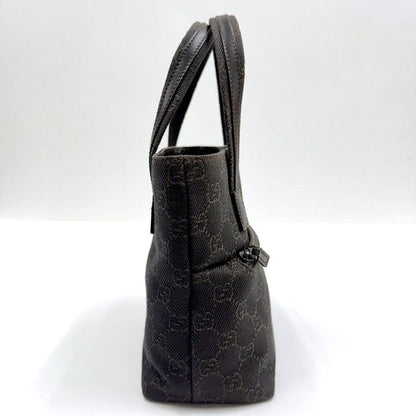 Gucci Mini Tote GG Canvas Leather Brown