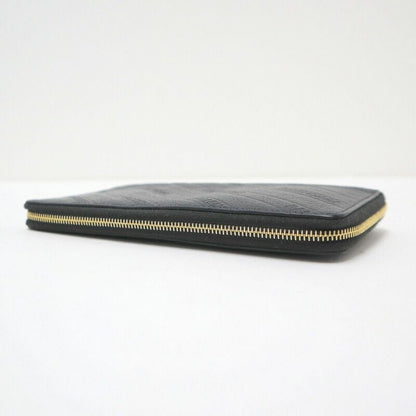 Balenciaga Wallet Leather Black Gold