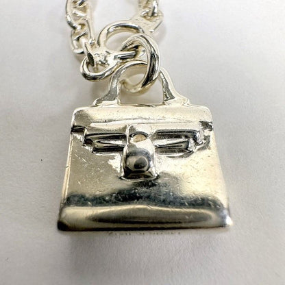 Hermes Amulet Kelly Bracelet Silver :silver