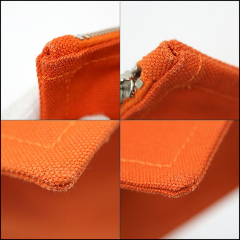 Hermes Yachting GM Orange Canvas Shoulder Bag :orange
