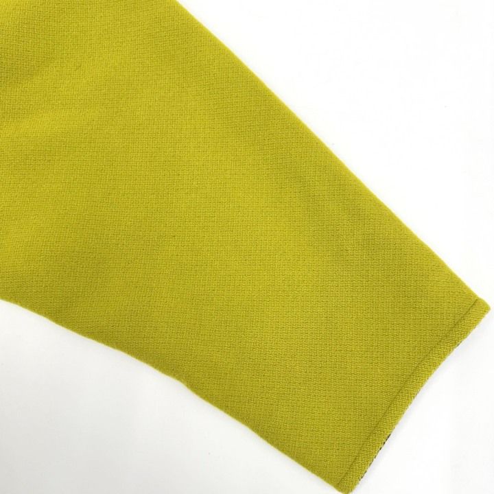 Hermes Reversible Coat Black Light Green 80% Wool 20% Cashmere 42 X Light