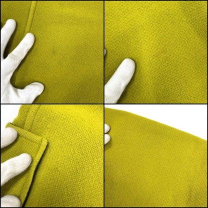 Hermes Reversible Coat Black Light Green 80% Wool 20% Cashmere 42 X Light