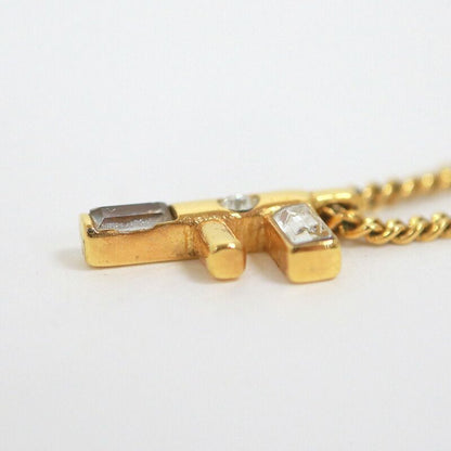 Fendi Logo Necklace Gold