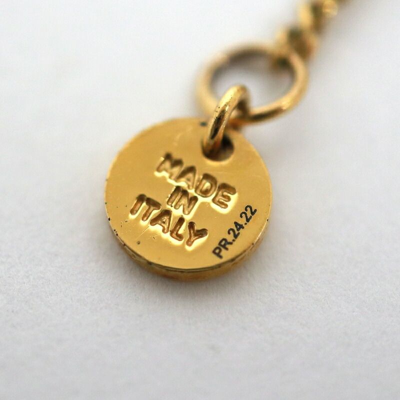 Fendi Logo Necklace Gold