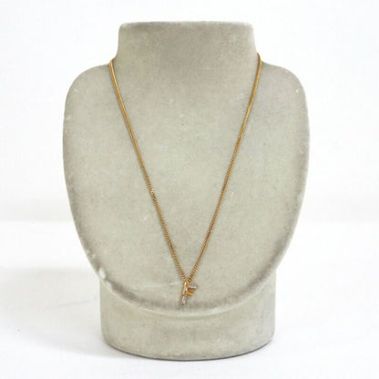 Fendi Logo Necklace Gold