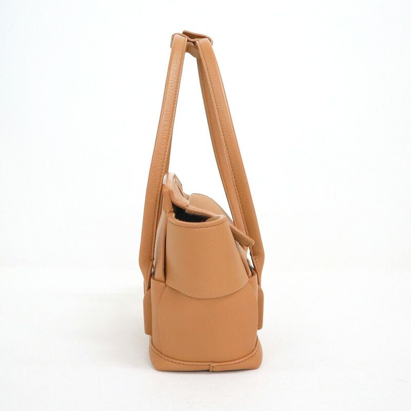 Bottega Veneta Mini Arco 2-Way Bag Leather Camel Gold :camel