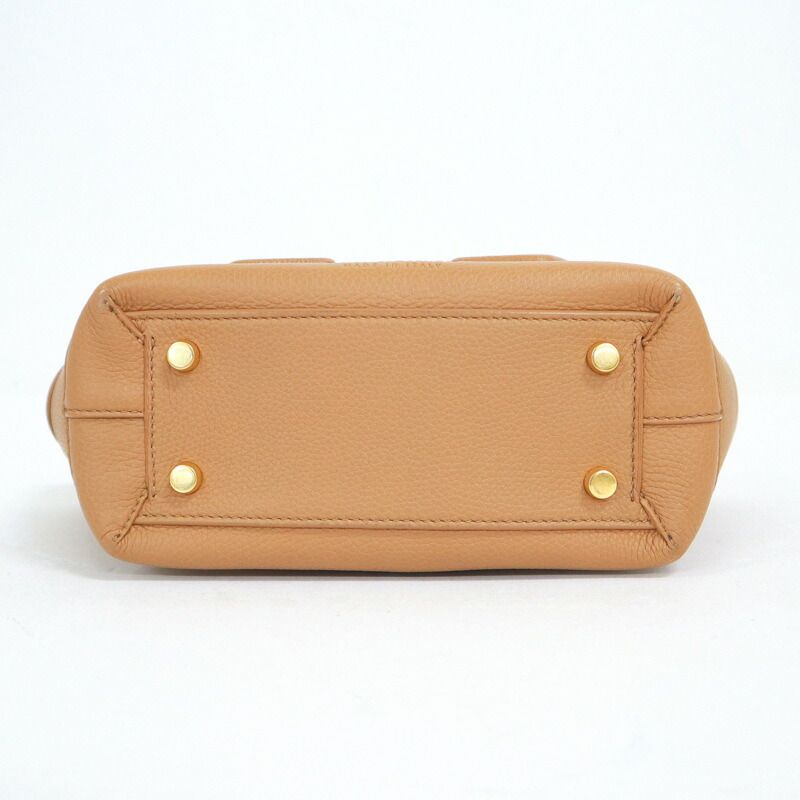 Bottega Veneta Mini Arco 2-Way Bag Leather Camel Gold :camel