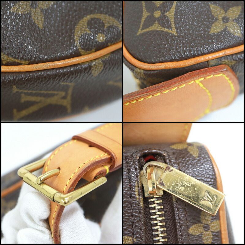 Louis Vuitton Croissant GM Shoulder Bag Monogram Brown