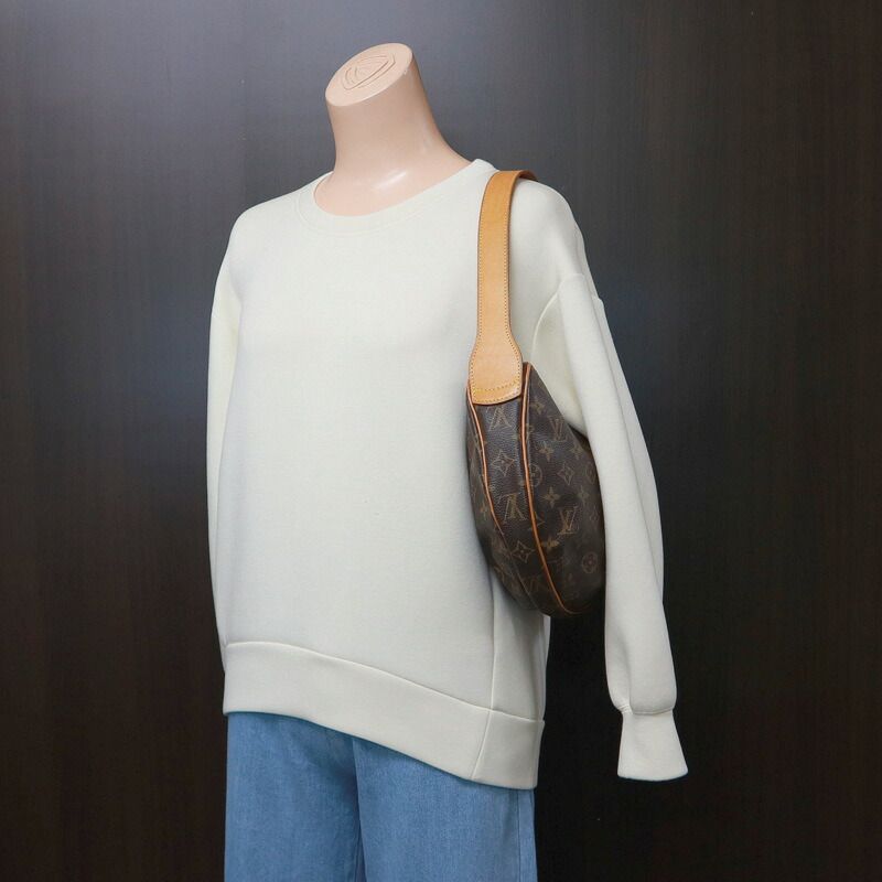 Louis Vuitton Croissant GM Shoulder Bag Monogram Brown