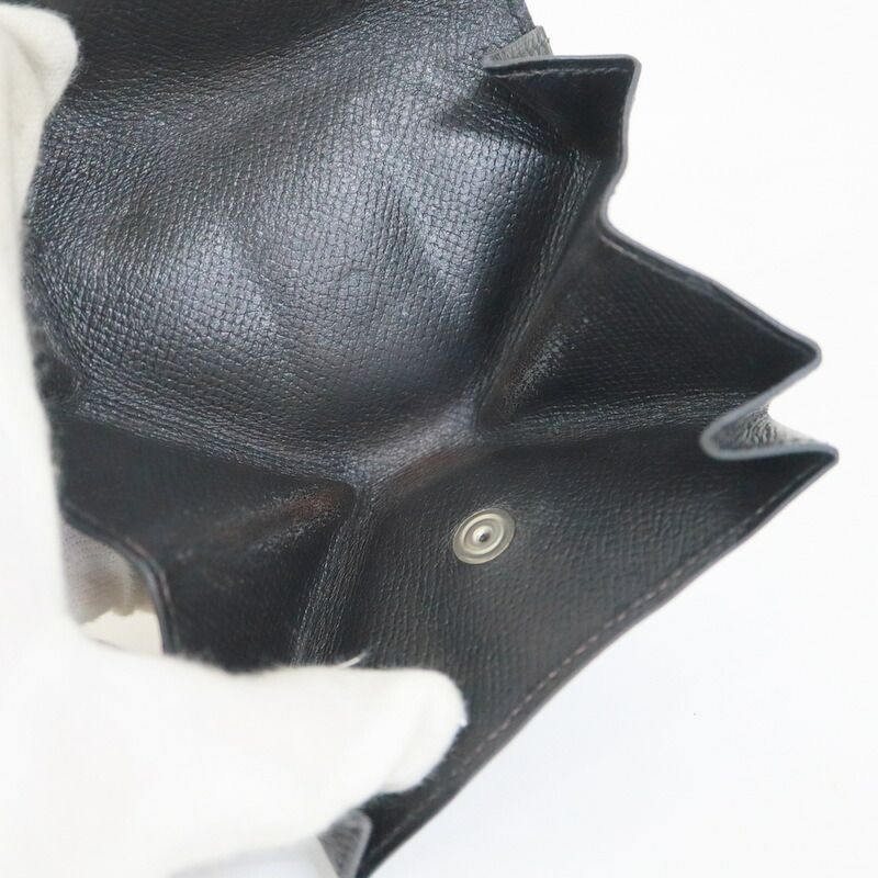 Hermes Levain Quatre Black Silver Courchevel C Carved Shoulder Bag X