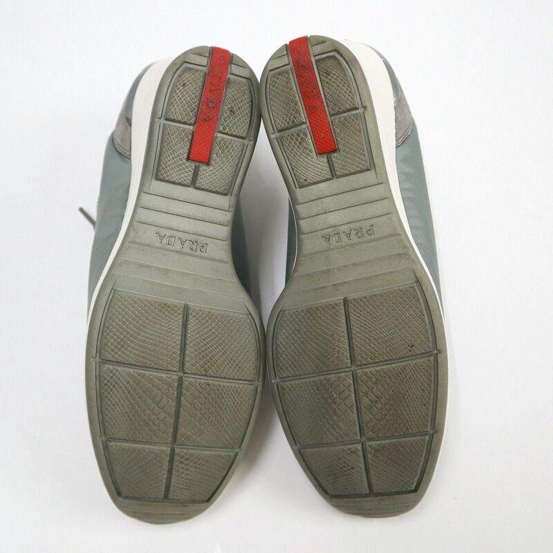 Prada Sports Sneakers Beige White 38