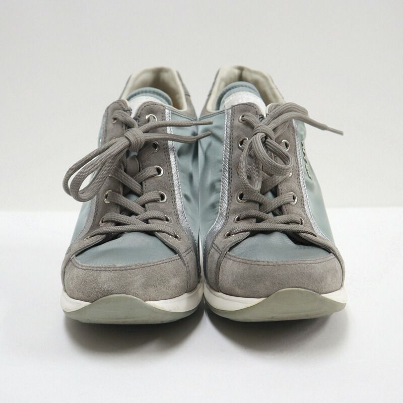 Prada Sports Sneakers Beige White 38