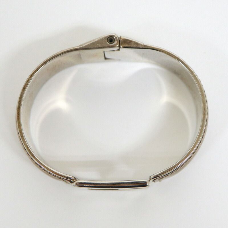 Gucci Patent Leather Bracelet Silver Gold