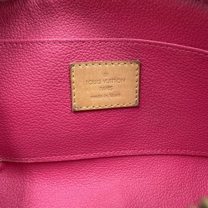 Louis Vuitton Pochette Cosmetics Monogram Multicolor Noir Black Grenade Shoulder Bag Grunade