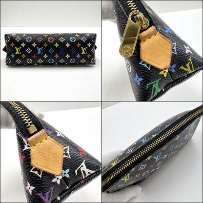 Louis Vuitton Pochette Cosmetics Monogram Multicolor Noir Black Grenade Shoulder Bag Grunade