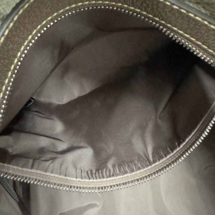 Gucci Large Duffle Boston Bag GG Supreme Beige Brown