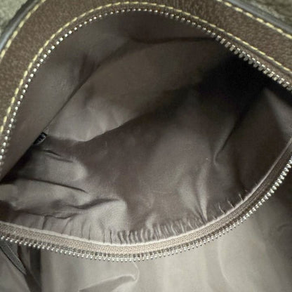 Gucci Large Duffle Boston Bag GG Supreme Beige Brown