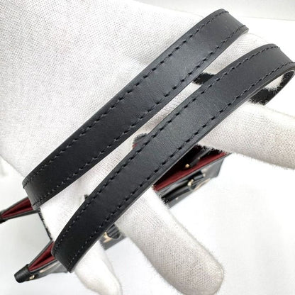 Louis Vuitton on the Go MM 2-Way Handbag Monogram Black Beige