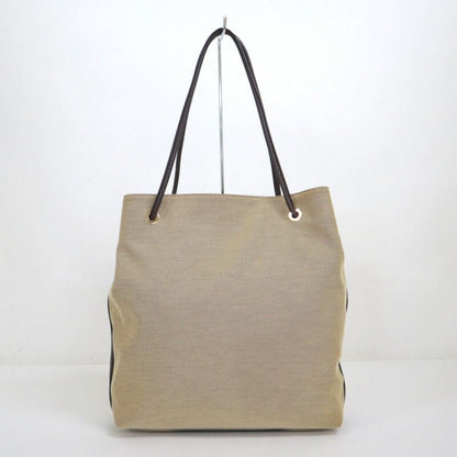Gucci Shoulder Bag Canvas Beige Brown