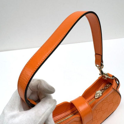 Gucci Moonside Mini Shoulder Bag GG Canvas Orange :orange