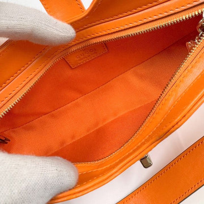 Gucci Moonside Mini Shoulder Bag GG Canvas Orange :orange