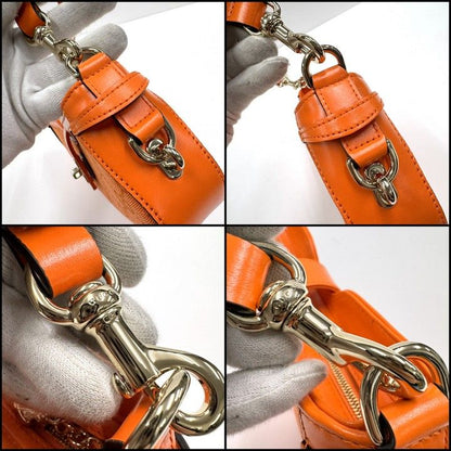 Gucci Moonside Mini Shoulder Bag GG Canvas Orange :orange