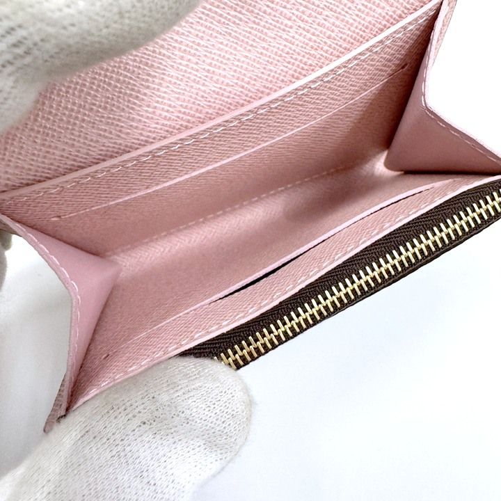 Louis Vuitton Porto Mone Rosalie Coin Case Monogram Rose Valerina Rose Ballerine
