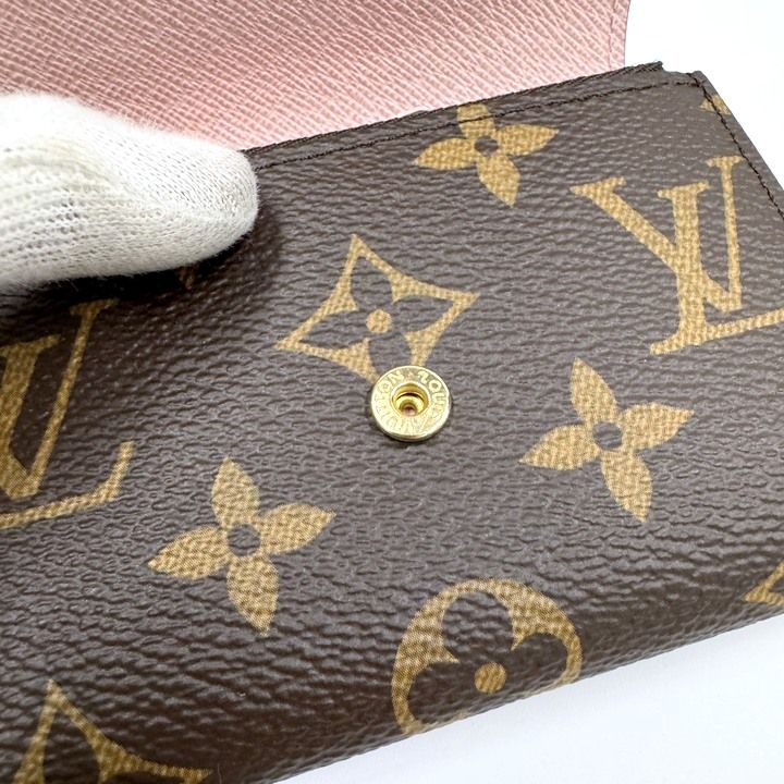Louis Vuitton Porto Mone Rosalie Coin Case Monogram Rose Valerina Rose Ballerine