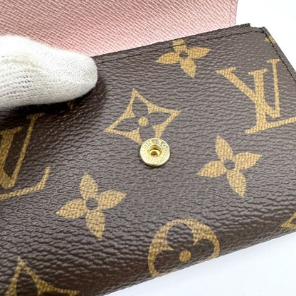 Louis Vuitton Porto Mone Rosalie Coin Case Monogram Rose Valerina Rose Ballerine