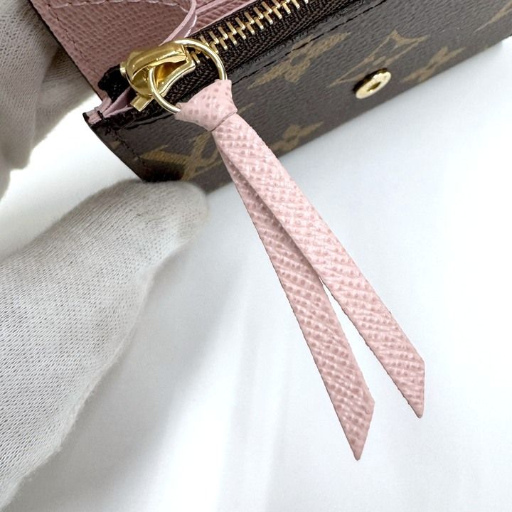 Louis Vuitton Porto Mone Rosalie Coin Case Monogram Rose Valerina Rose Ballerine
