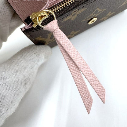 Louis Vuitton Porto Mone Rosalie Coin Case Monogram Rose Valerina Rose Ballerine