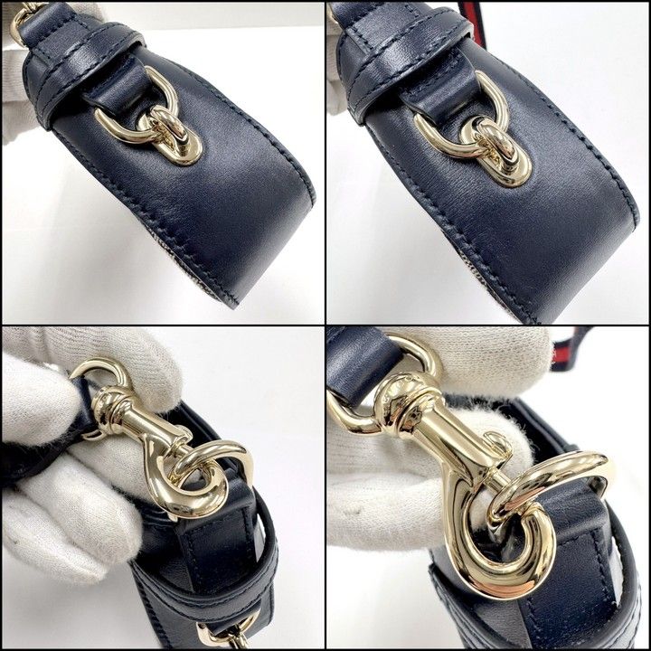 Gucci Moonside Mini Shoulder Bag GG Canvas Leather Sherry