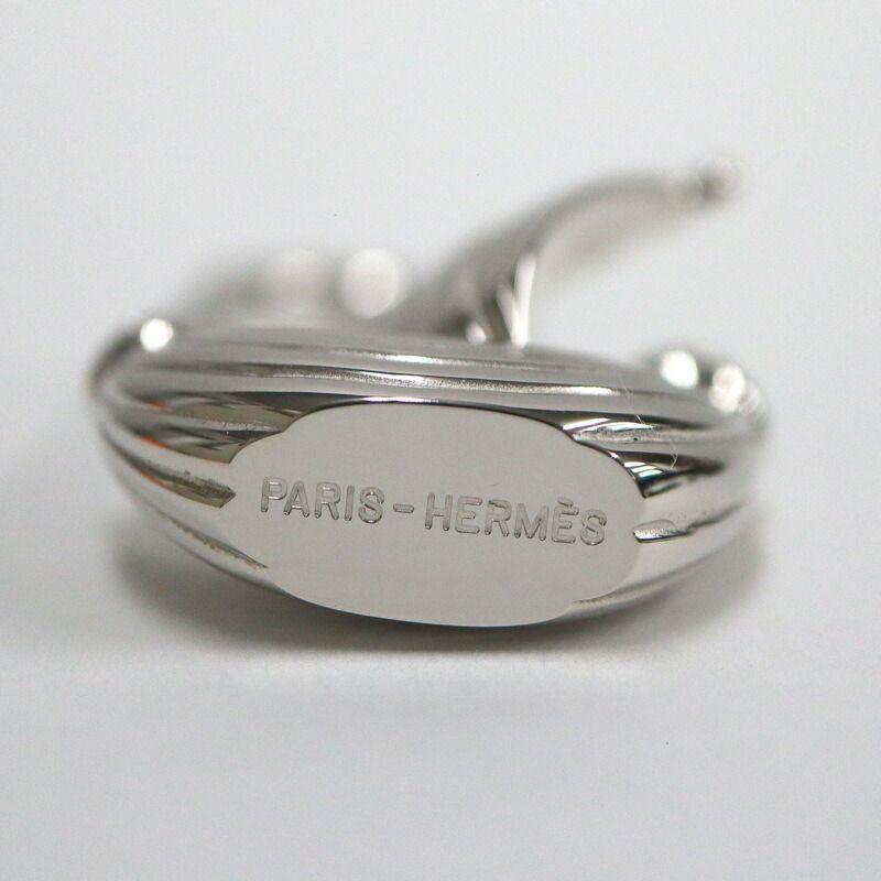 Hermes Cadena Charm Key Holder Paris Air Wind L'air de Silver :silver