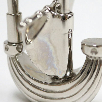 Hermes Cadena Charm Key Holder Paris Air Wind L'air de Silver :silver