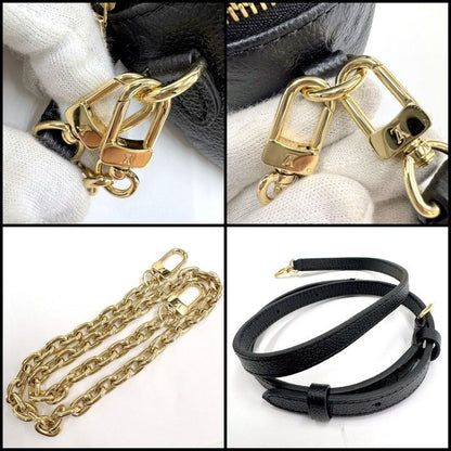 Louis Vuitton Mini Bum Bag 2-Way Chain Empreinte Noir Black