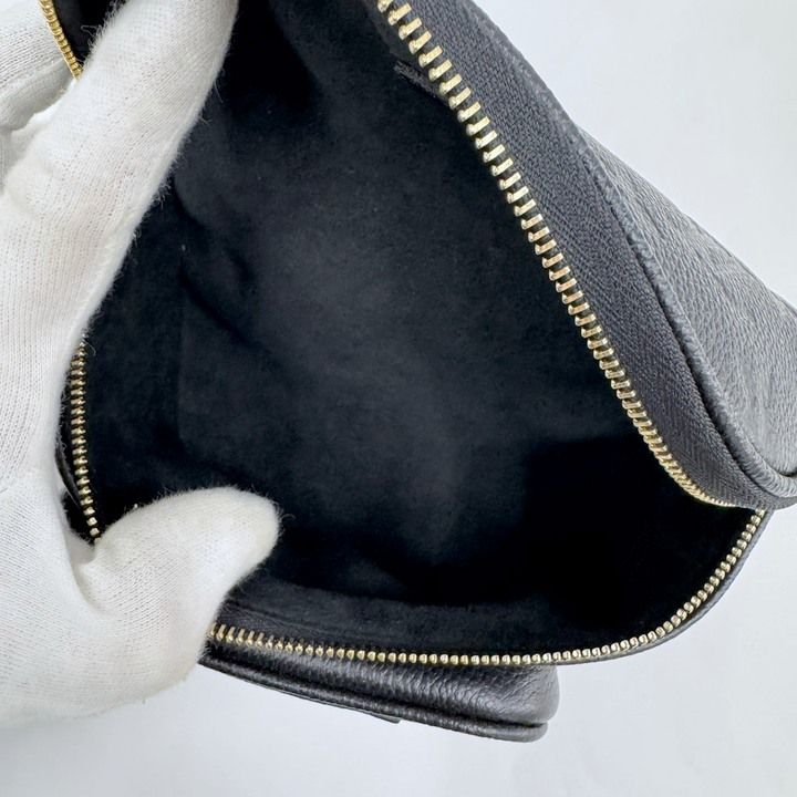 Louis Vuitton Mini Bum Bag 2-Way Chain Empreinte Noir Black
