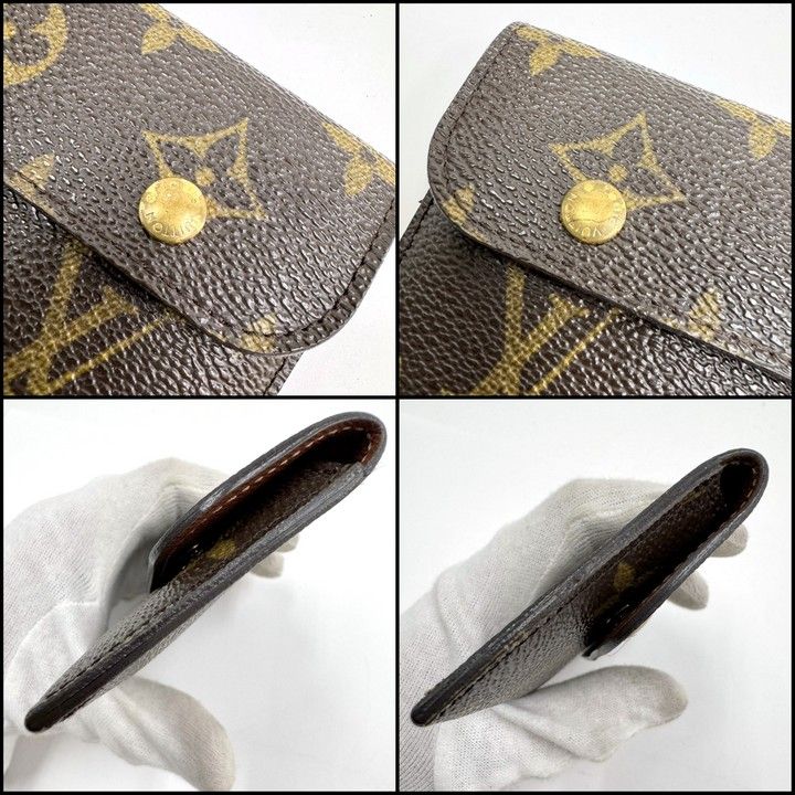 Louis Vuitton Multicles Lava Coin Case Monogram Brown Gold