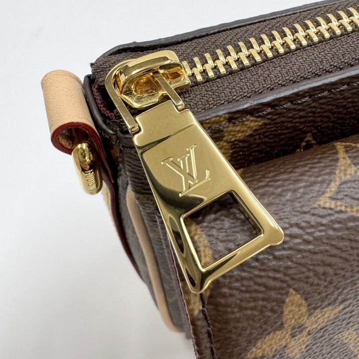 Louis Vuitton Viva-Cite 2-Way Shoulder Bag Monogram Brown Gold