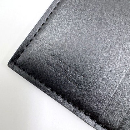 Goyard Saint Marc Card Case Leather Black Brown White