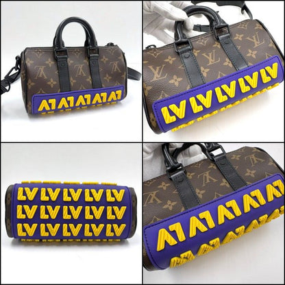 Louis Vuitton LV Rubber Keepall XS 2-Way Shoulder Bag Monogram : Brown Blue Yellow