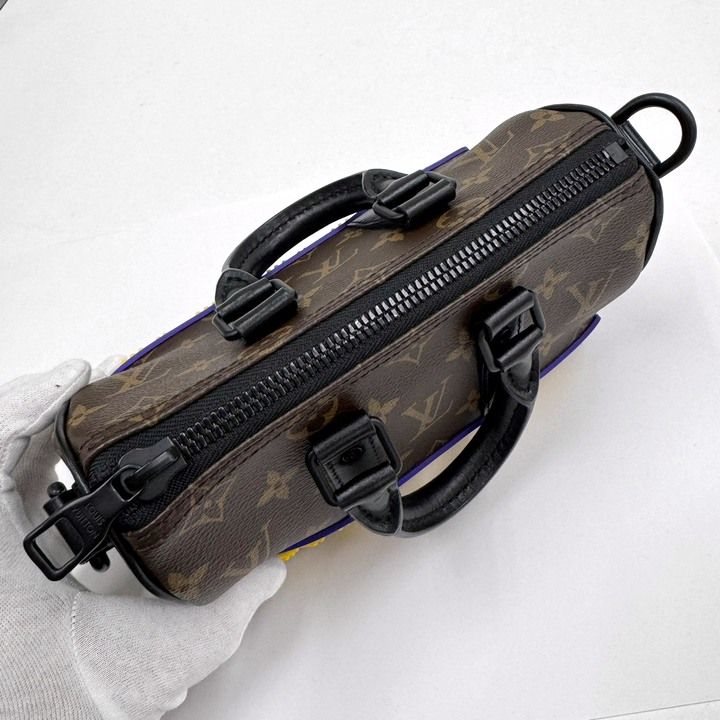 Louis Vuitton LV Rubber Keepall XS 2-Way Shoulder Bag Monogram : Brown Blue Yellow