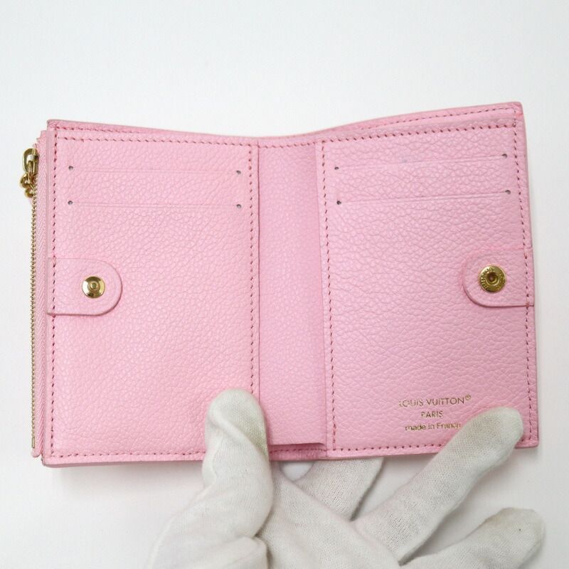 Louis Vuitton Portefeuille Lisa Monogram Empreinte Cotton Candy Cotton Candy Pink