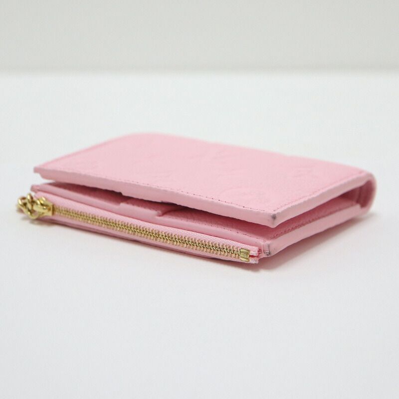 Louis Vuitton Portefeuille Lisa Monogram Empreinte Cotton Candy Cotton Candy Pink