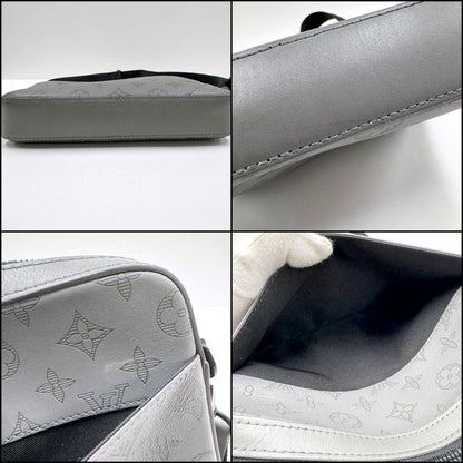 Louis Vuitton Duo Messenger Monogram Shadow Gray Black