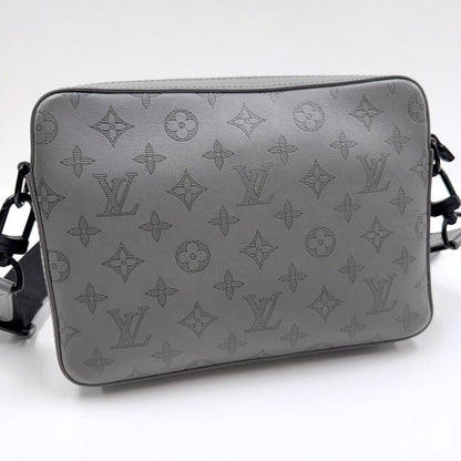 Louis Vuitton Duo Messenger Monogram Shadow Gray Black
