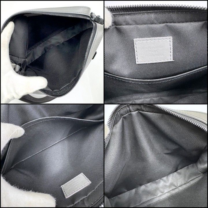 Louis Vuitton Duo Messenger Monogram Shadow Gray Black