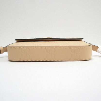 Gucci Super Mini Shoulder Bag Big GG Leather Beige Gold