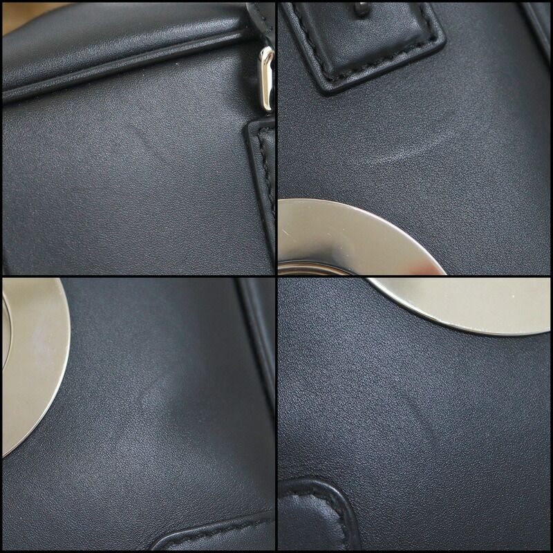 Loewe Amazona 15 Sink Hole 2-Way Shoulder Bag Leather Black