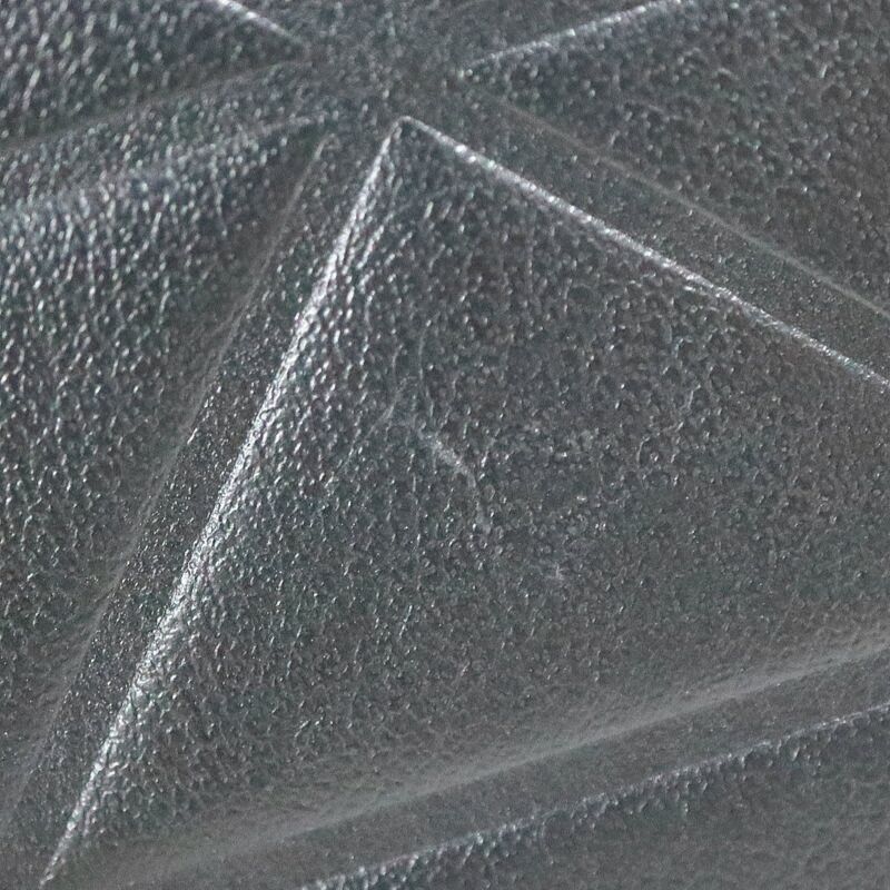 Prada Card Holder Black Triangle Leather